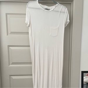 White maxi coverup